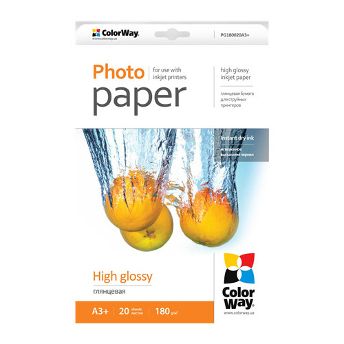 ColorWay fotopapīrs, 20 loksnes | Augsti